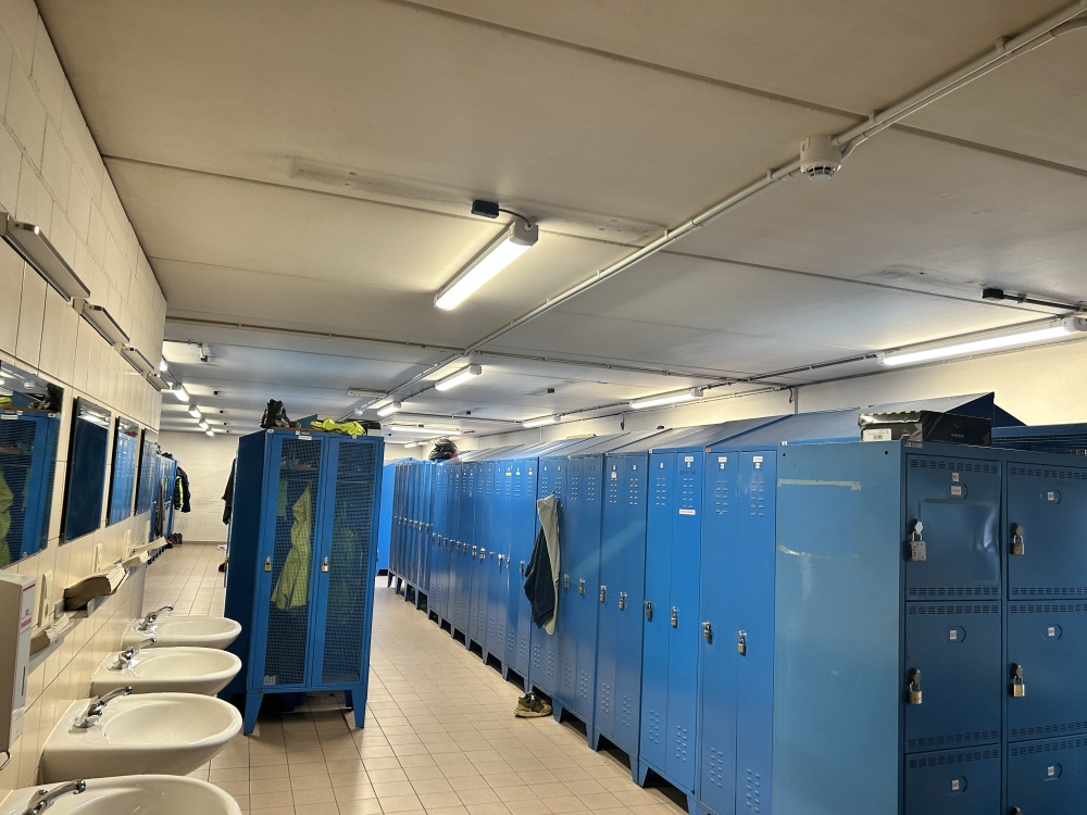 Aluminum IP65 tri-proof light project for washroom