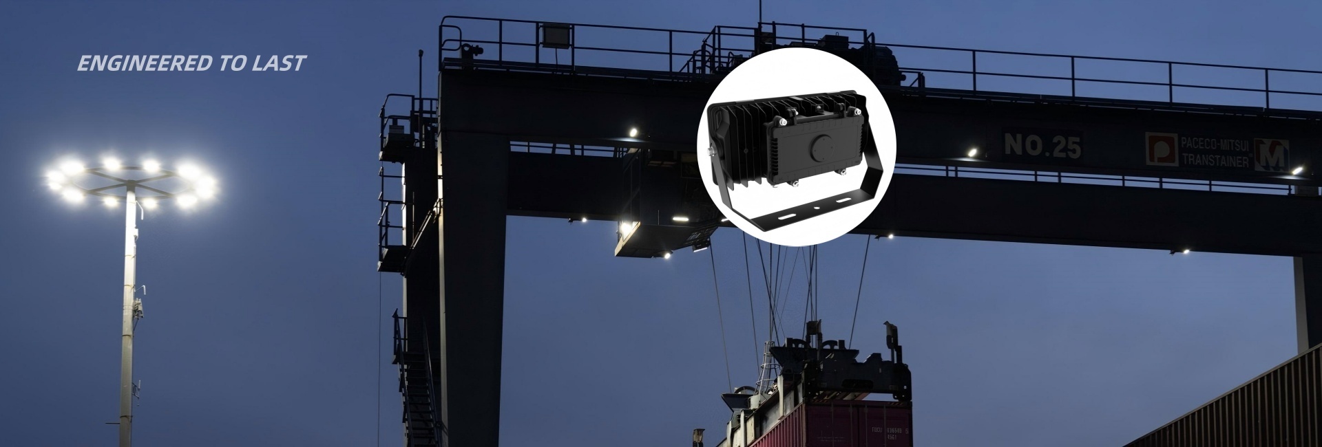 Durable LED flood light for seaport crane China supplier