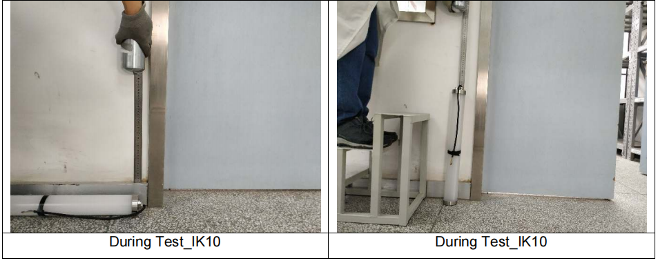 IP69K tri-proof LED light IK10 test