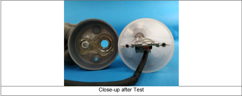 IP69K tri-proof LED light SGS test report