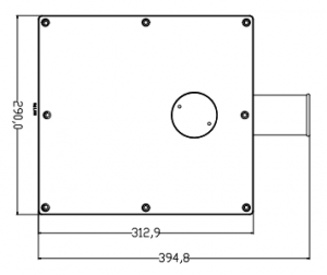 LED Conveyor Lamp dimensional drawing 4