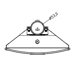 LED Conveyor Lamp dimensional drawing 5