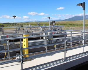 LED shoe box lighting project water treatment plant