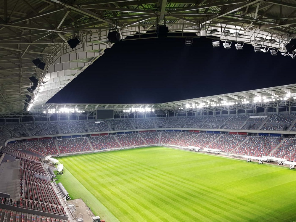LED stadium lighting project football field