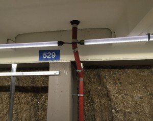 LED tri-proof light underground project