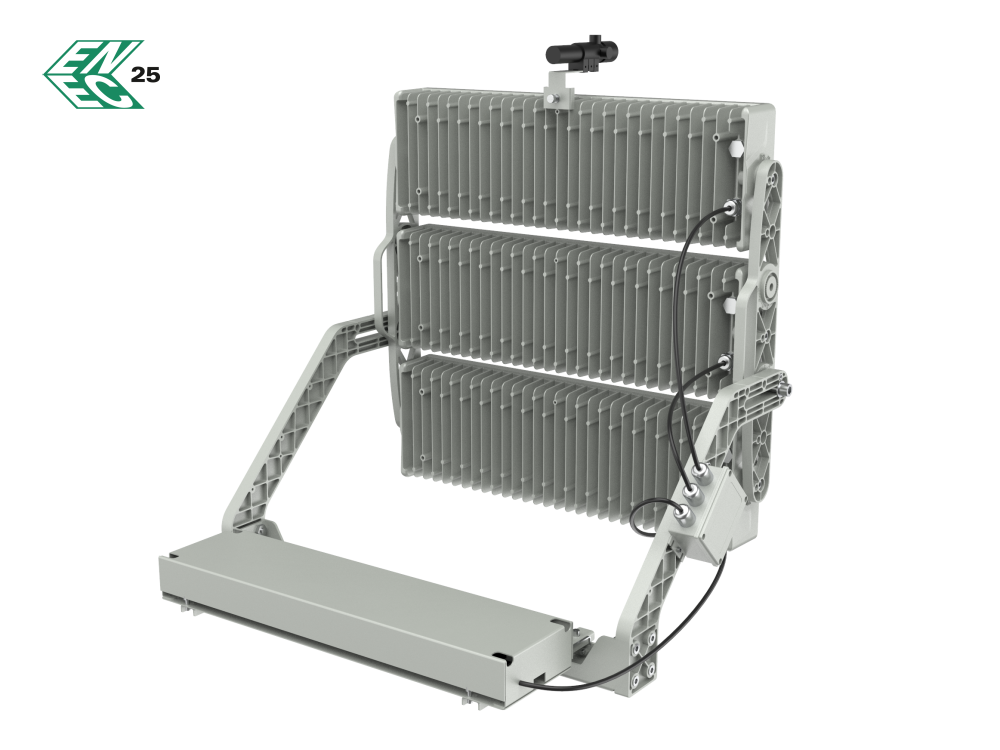 Luminaria LED modular totalmente ajustable para estadios para competición deportiva profesional Certificado ENEC