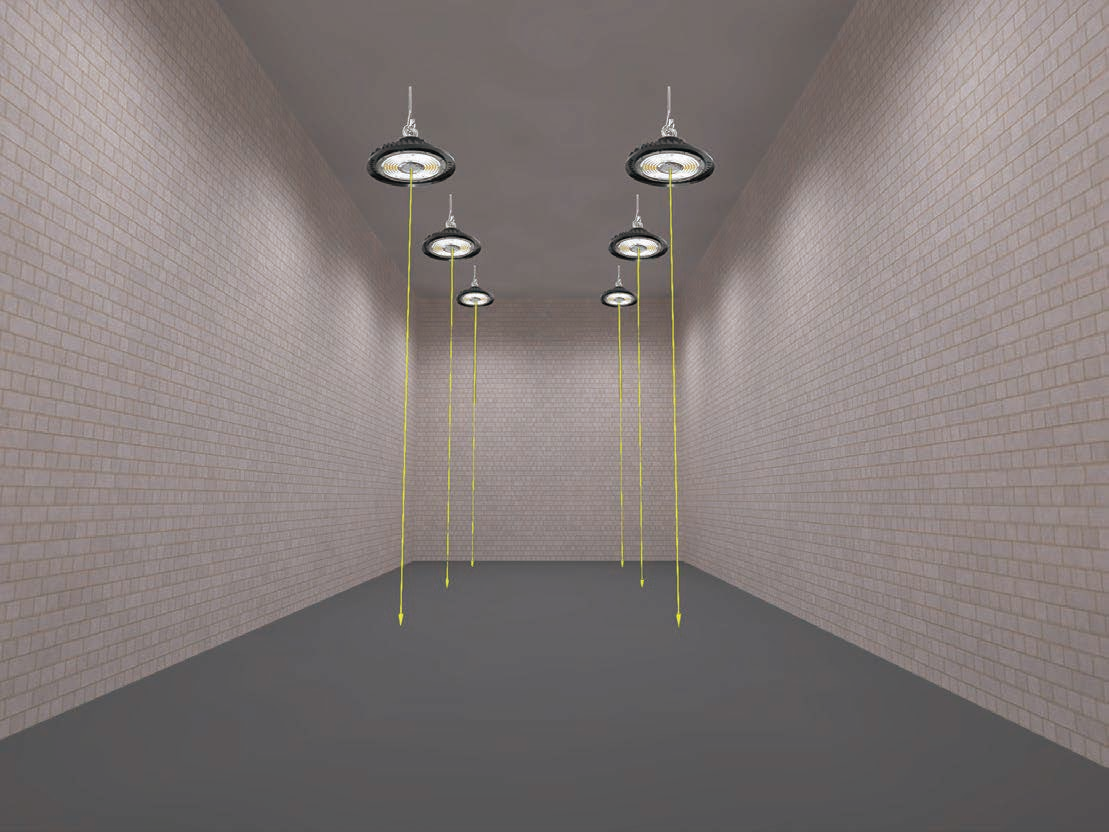 UFO led high bay DIALUX lighting design