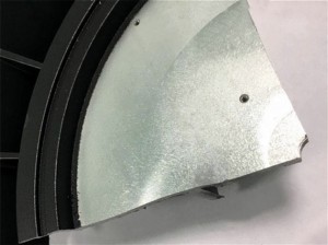 cutting test for LED high bay case